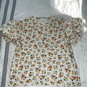 Zara floral shirt